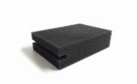 Mousse Filtrante Bio pour Aquarium et Bassin - Noire