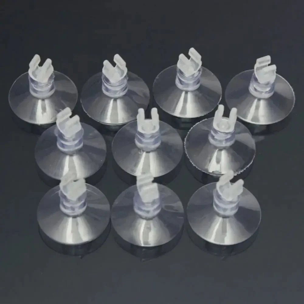 Lot de ventouses transparentes en PVC pour tuyaux d'aquarium et pompe à oxygène (disponible en pack de 5 ou 10 pièces)