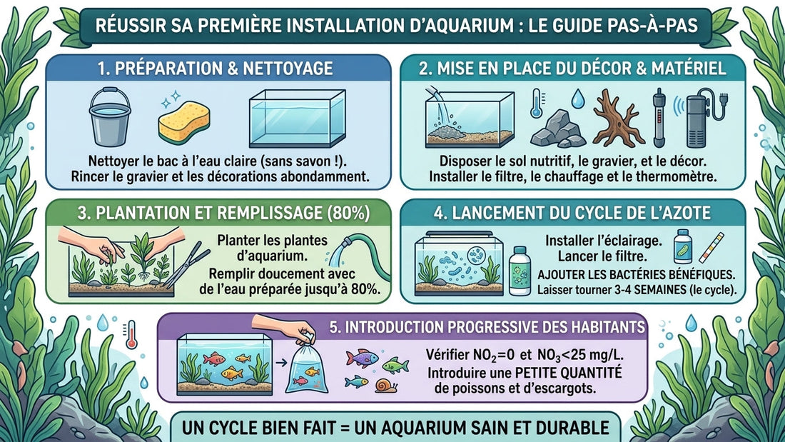 Réussir son premier aquarium d'eau douce : les erreurs à éviter pour un démarrage zen.