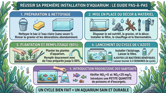 Réussir son premier aquarium d'eau douce : les erreurs à éviter pour un démarrage zen.