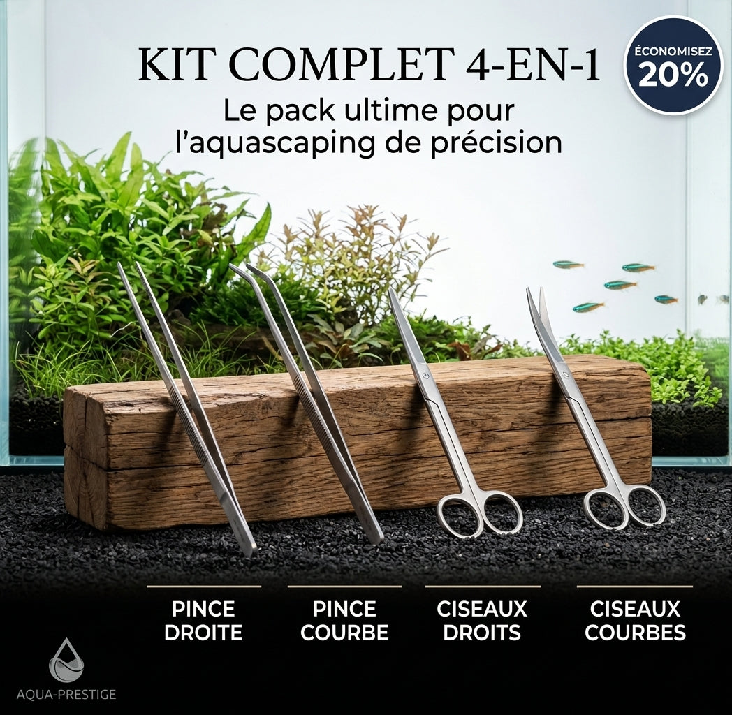 Pince d'Entretien pour Aquarium — Plantation Précise & Aquascaping