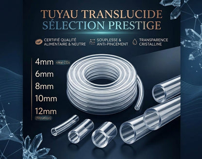 Tuyau Souple Transparent Haute Qualité — Aquascaping & Filtration