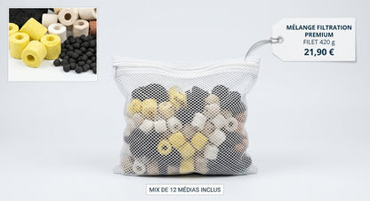 Mélange de Filtration Premium pour Aquarium — Filet 420 g
