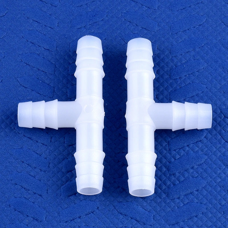 Raccords en T "Pagode" Blancs — Connexions Tuyauterie & CO2