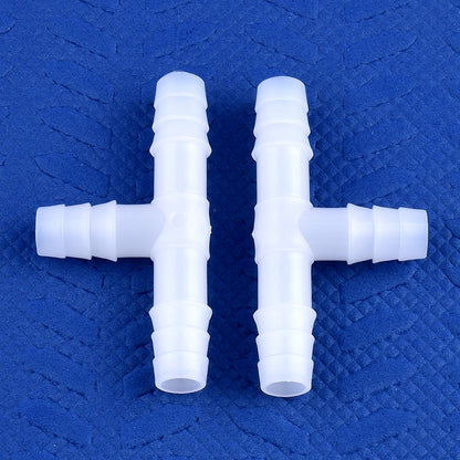 Raccords en T "Pagode" Blancs — Connexions Tuyauterie & CO2