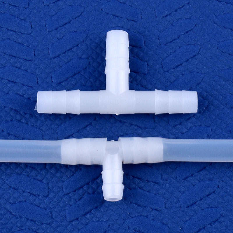 Raccords en T "Pagode" Blancs — Connexions Tuyauterie & CO2