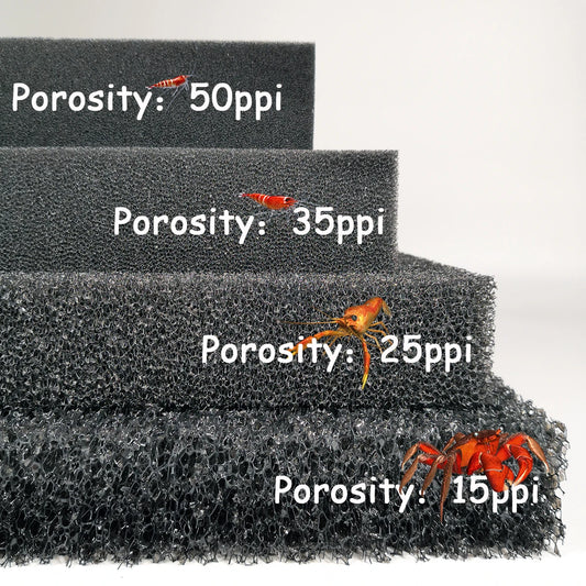 Mousse Filtrante Bio pour Aquarium et Bassin - Noire