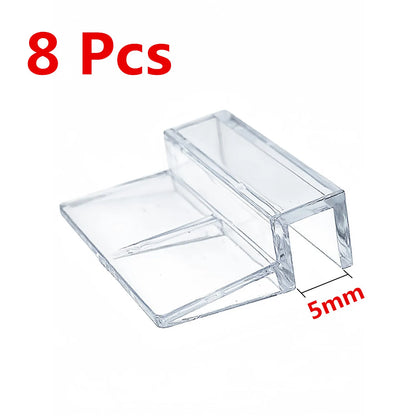 Supports Acrylique pour Couvercle en Verre — Modèle Transparent