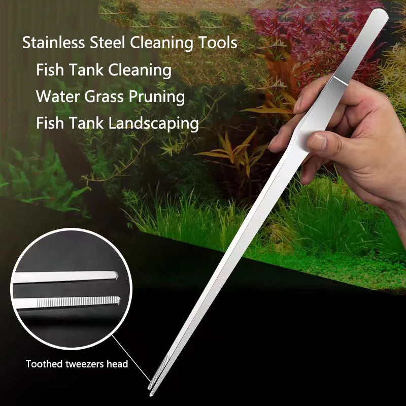 Pince d'Entretien pour Aquarium — Plantation Précise & Aquascaping