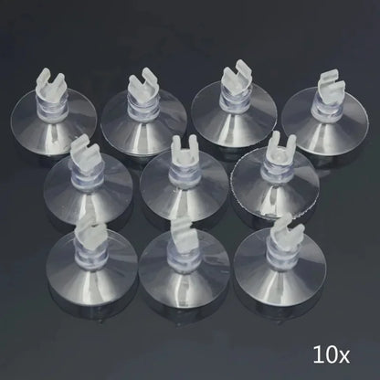 Lot de ventouses transparentes en PVC pour tuyaux d'aquarium et pompe à oxygène (disponible en pack de 5 ou 10 pièces)