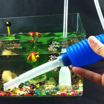 Siphon Aspirateur de Fond pour Aquarium (1,4 m) — Vidange & Nettoyage Semi-Automatique