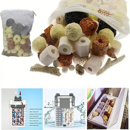 Mélange de Filtration Premium pour Aquarium — Filet 420 g