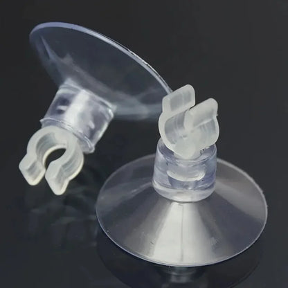 Lot de ventouses transparentes en PVC pour tuyaux d'aquarium et pompe à oxygène (disponible en pack de 5 ou 10 pièces)