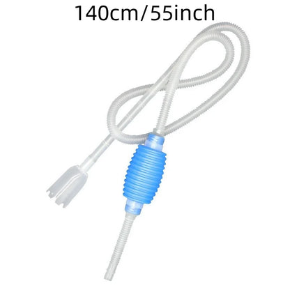 Siphon Aspirateur de Fond pour Aquarium (1,4 m) — Vidange & Nettoyage Semi-Automatique