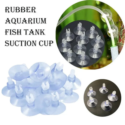 Lot de ventouses transparentes en PVC pour tuyaux d'aquarium et pompe à oxygène (disponible en pack de 5 ou 10 pièces)