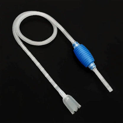 Siphon Aspirateur de Fond pour Aquarium (1,4 m) — Vidange & Nettoyage Semi-Automatique
