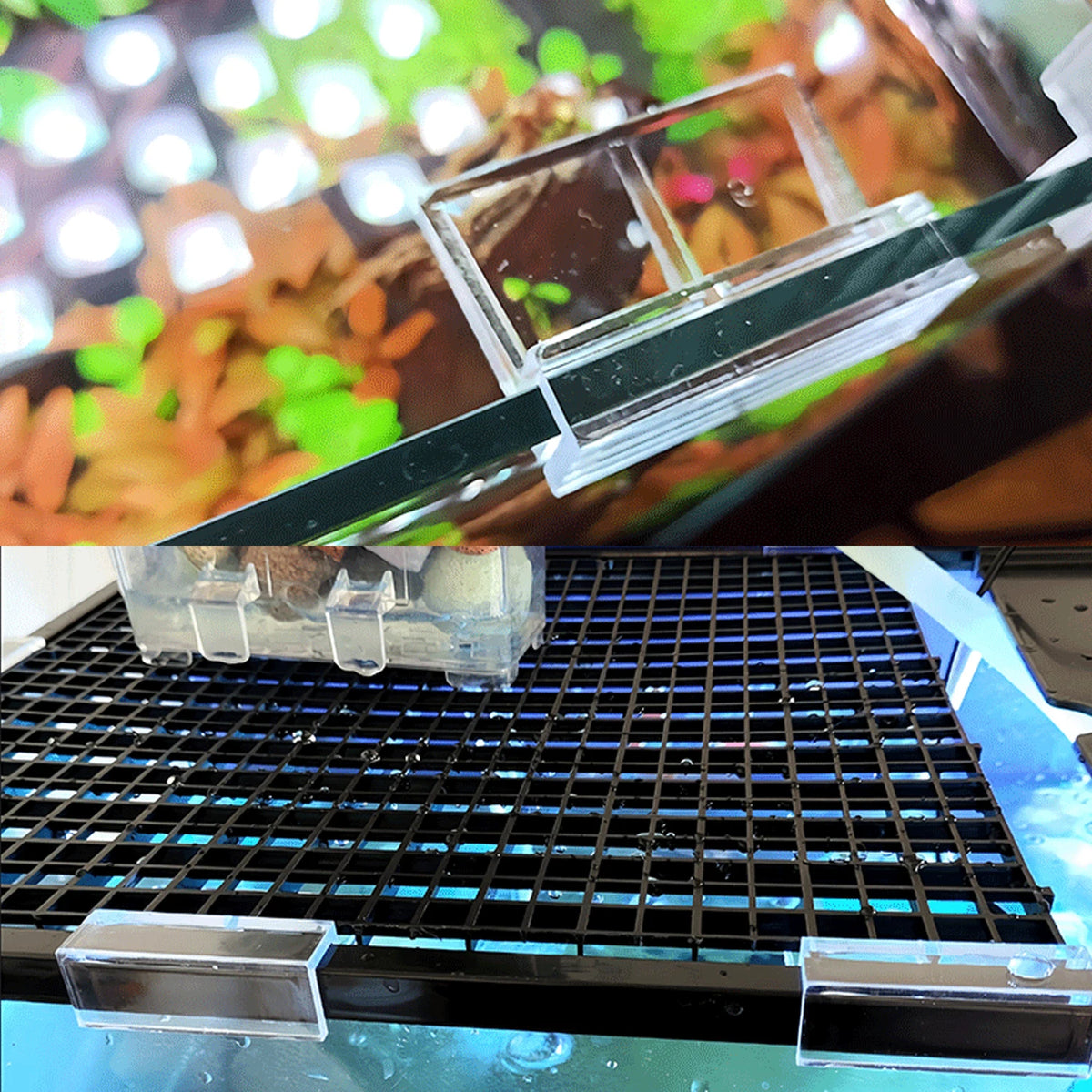 Supports Acrylique pour Couvercle en Verre — Modèle Transparent